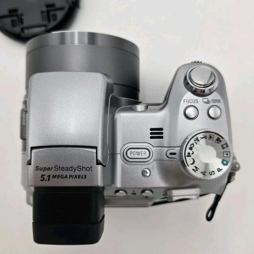 Sony Cyber Shot Super Steady Shot DSC-H1 5.1 MP Compact Digital Camera Video Not